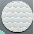 Round cosmetic makeup cotton pad with pattern